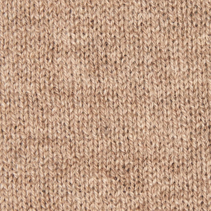 SCALDACOLLO BICOLORE GRIGIO E MARRONE CHIARO IN CASHMERE