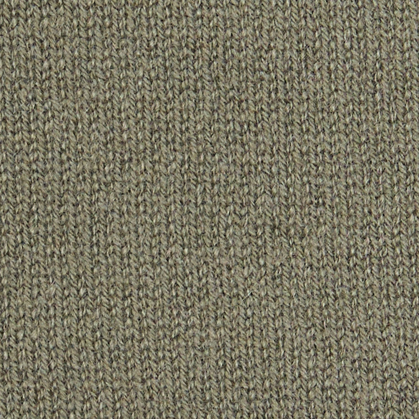 SCALDACOLLO BICOLORE VERDE OLIVA E BEIGE IN CASHMERE