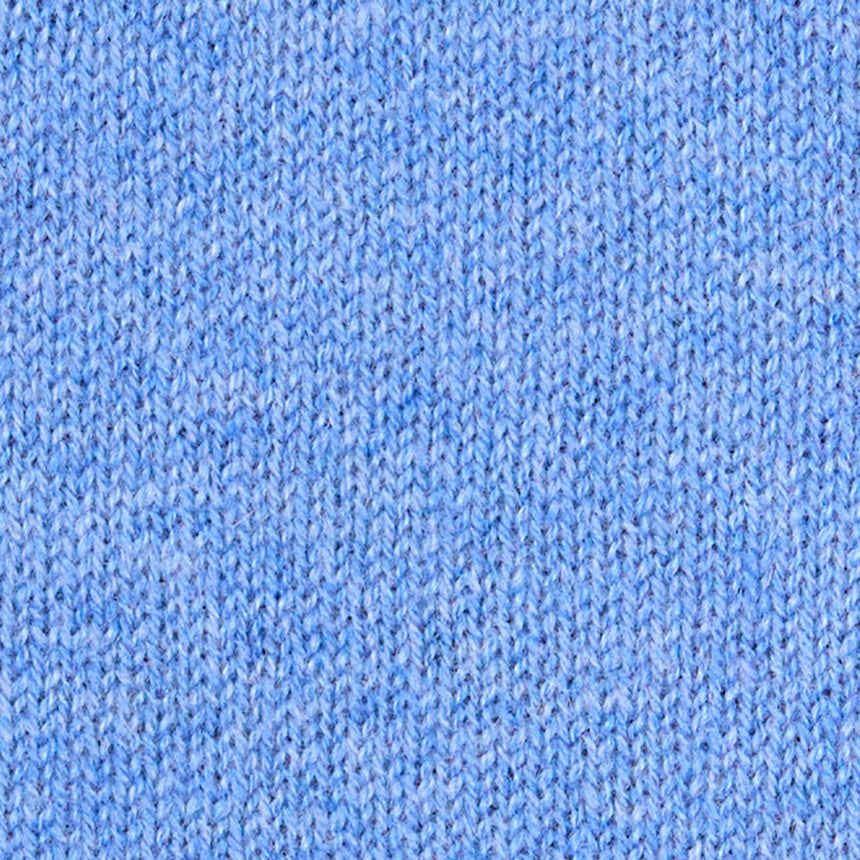 POWDER BLUE AND DARK GREY TWO-TONE CASHMERE NECK WARMER