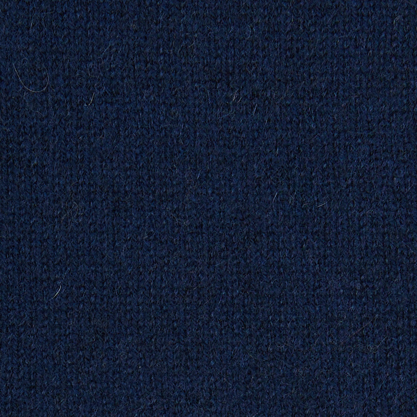 DARK BLUE AND GREY TWO-TONE CASHMERE NECK WARMER