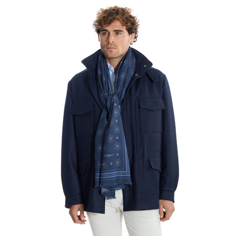 STOLA DARK BLUE IN LANA