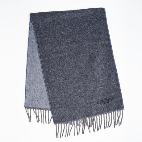SCIARPA DOUBLE-FACE AZZURRA E BLU