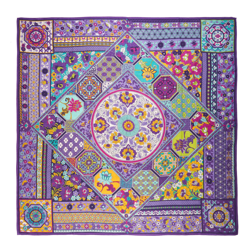 SCIALLE 140 VIOLA IN LANA