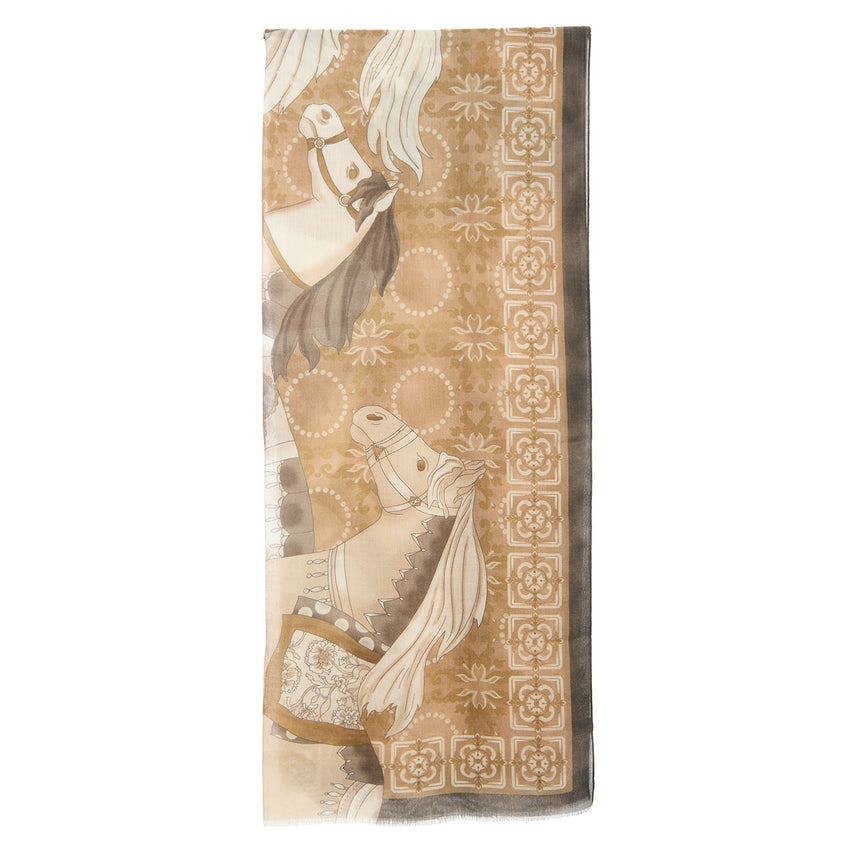 BROWN CASHMERE STOLE