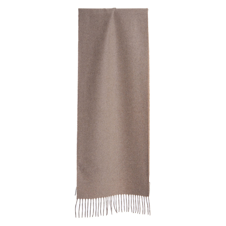 SCIARPA DOUBLE-FACE BEIGE E CAMMELLO