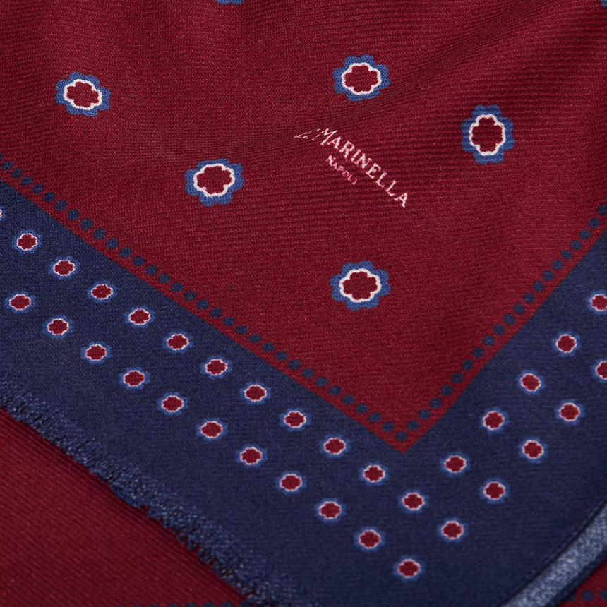 STOLA BORDEAUX IN LANA