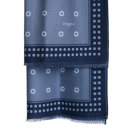 STOLA AZZURRO POLVERE IN LANA