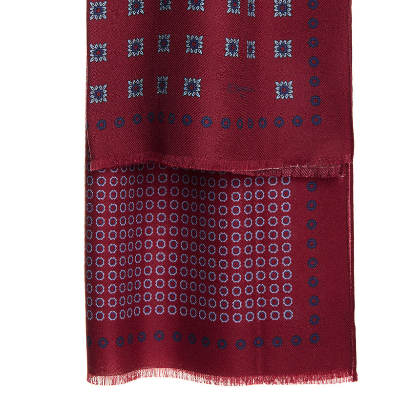 STOLA BORDEAUX IN LANA