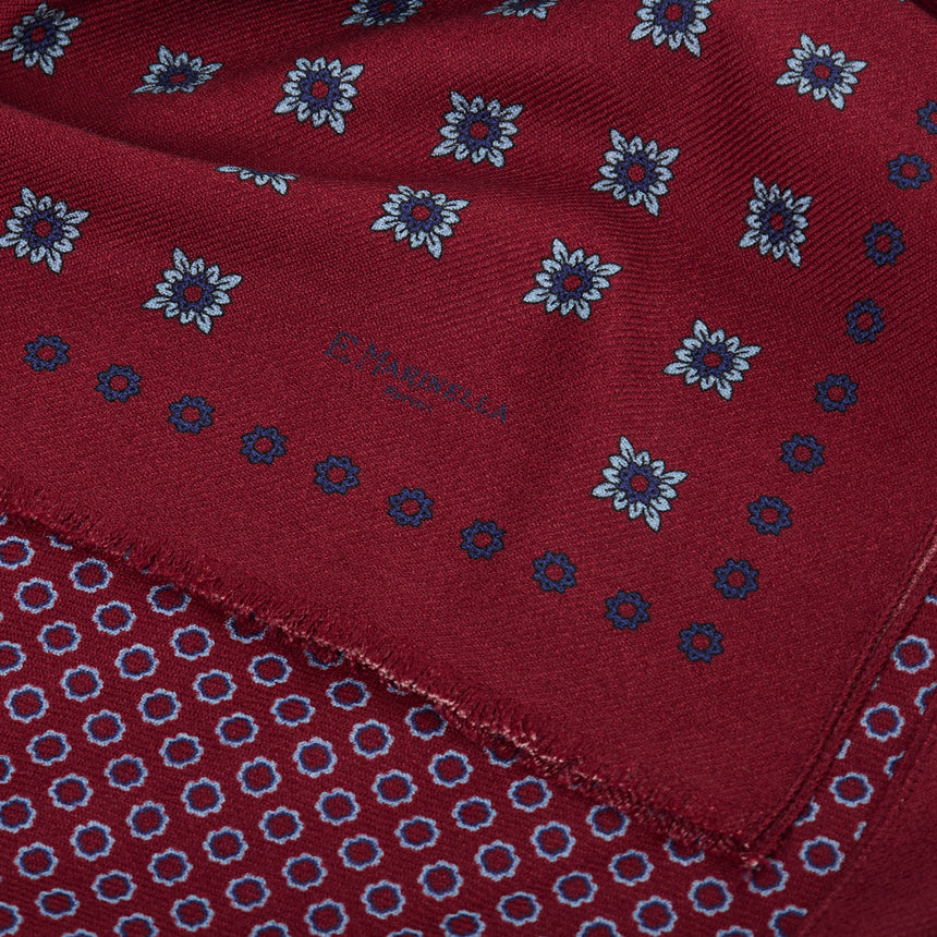 STOLA BORDEAUX IN LANA