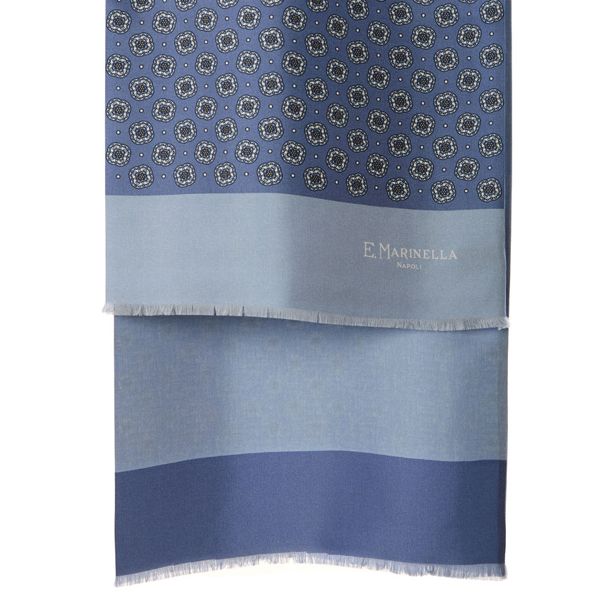 POWDER BLUE DOUBLE SILK SCARF