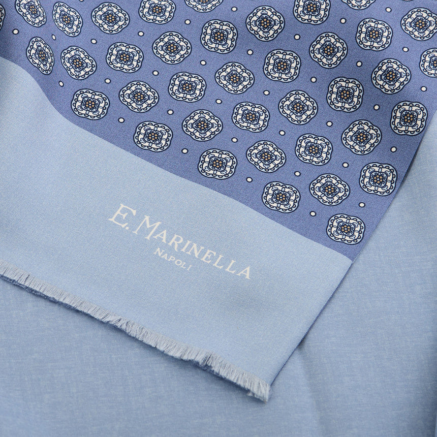 POWDER BLUE DOUBLE SILK SCARF