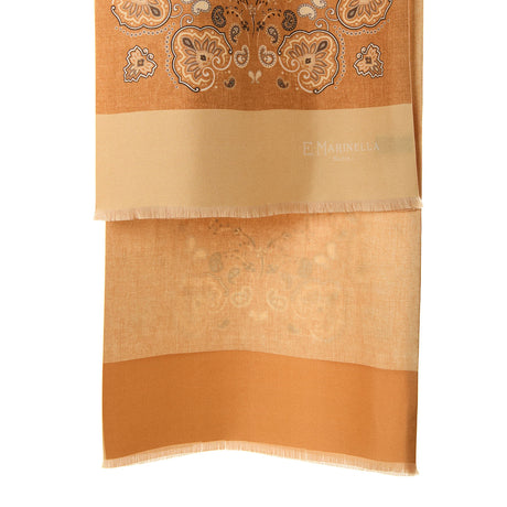 ORANGE DOUBLE SILK SCARF
