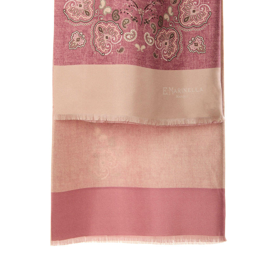 PINK DOUBLE SILK SCARF