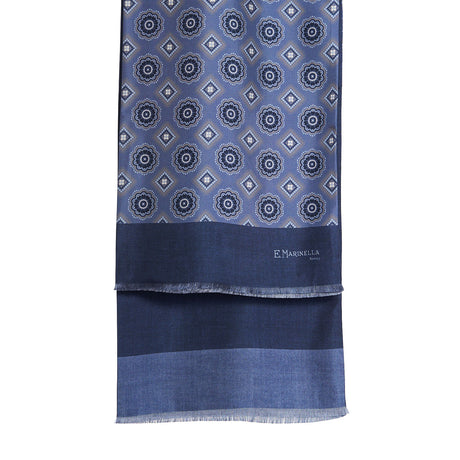 POWDER BLUE DOUBLE SILK SCARF