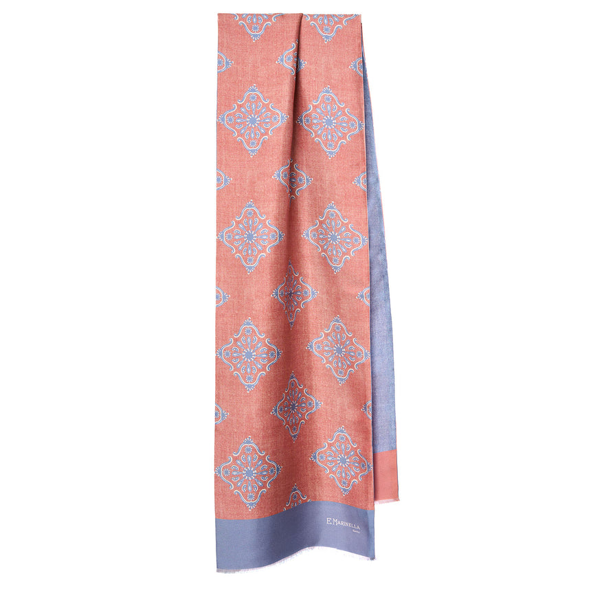 PINK DOUBLE SILK SCARF