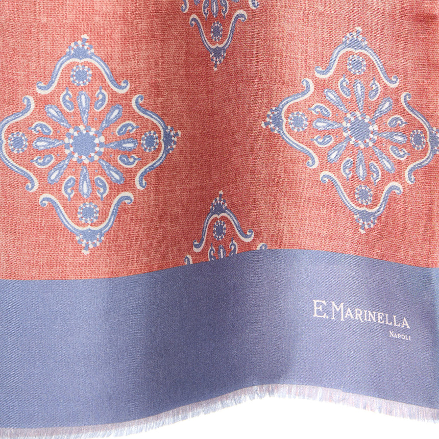 PINK DOUBLE SILK SCARF