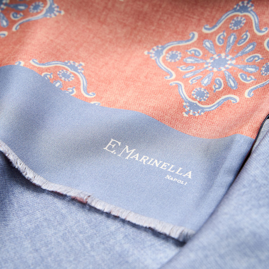 PINK DOUBLE SILK SCARF