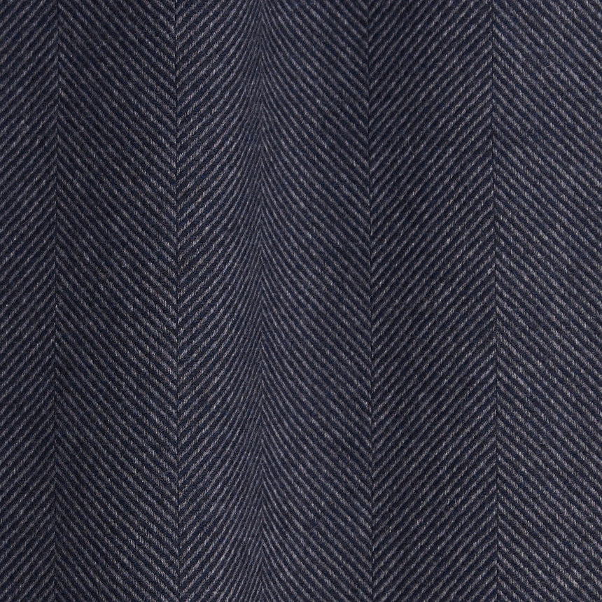 DARK BLUE FRINGED SCARF