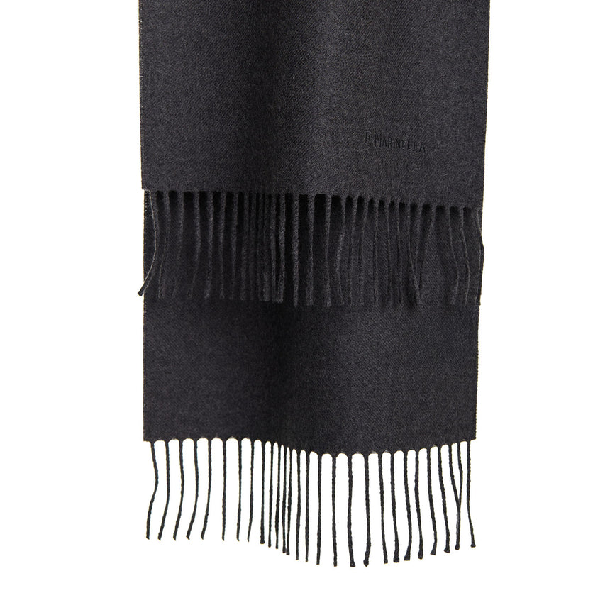 SCIARPA TINTA UNITA GRIGIO SCURO