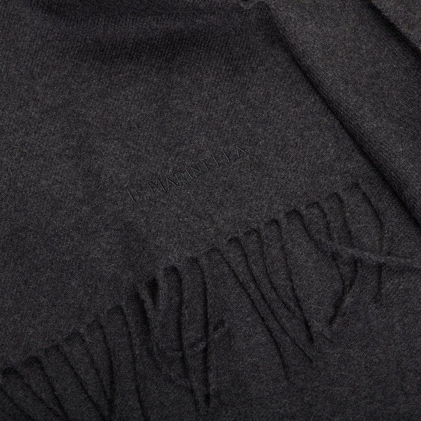 SCIARPA TINTA UNITA GRIGIO SCURO