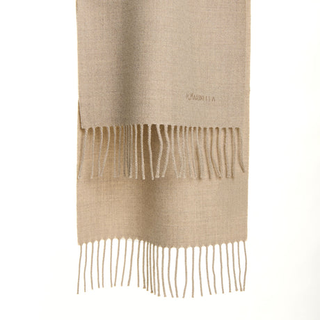 BEIGE SOLID SCARF