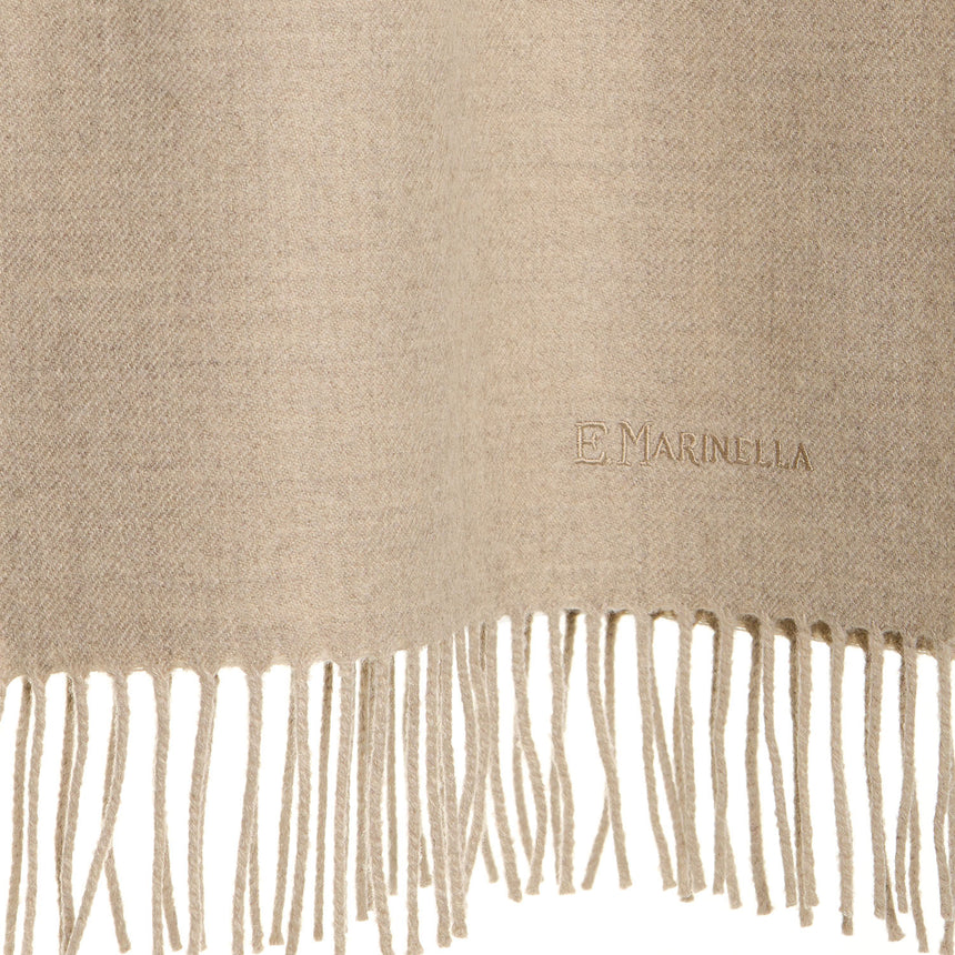 SCIARPA TINTA UNITA BEIGE