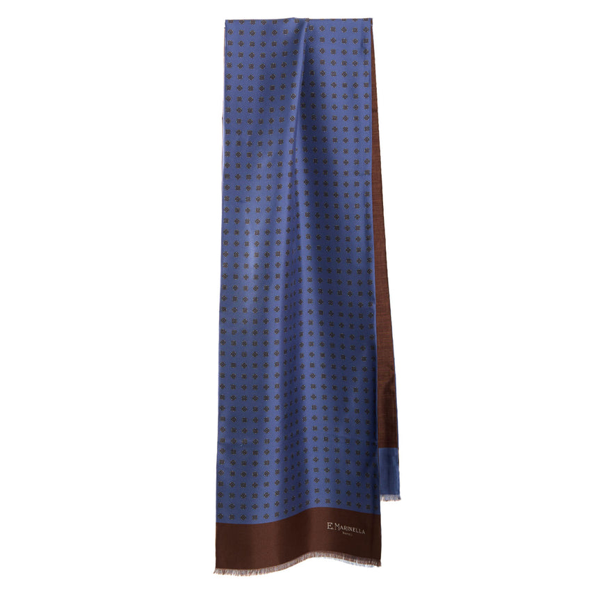 POWDER BLUE DOUBLE SILK SCARF