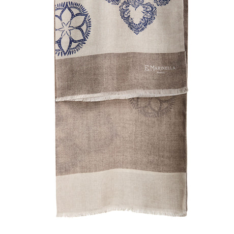SCIARPA TUBOLARE BEIGE IN SETA TWILL