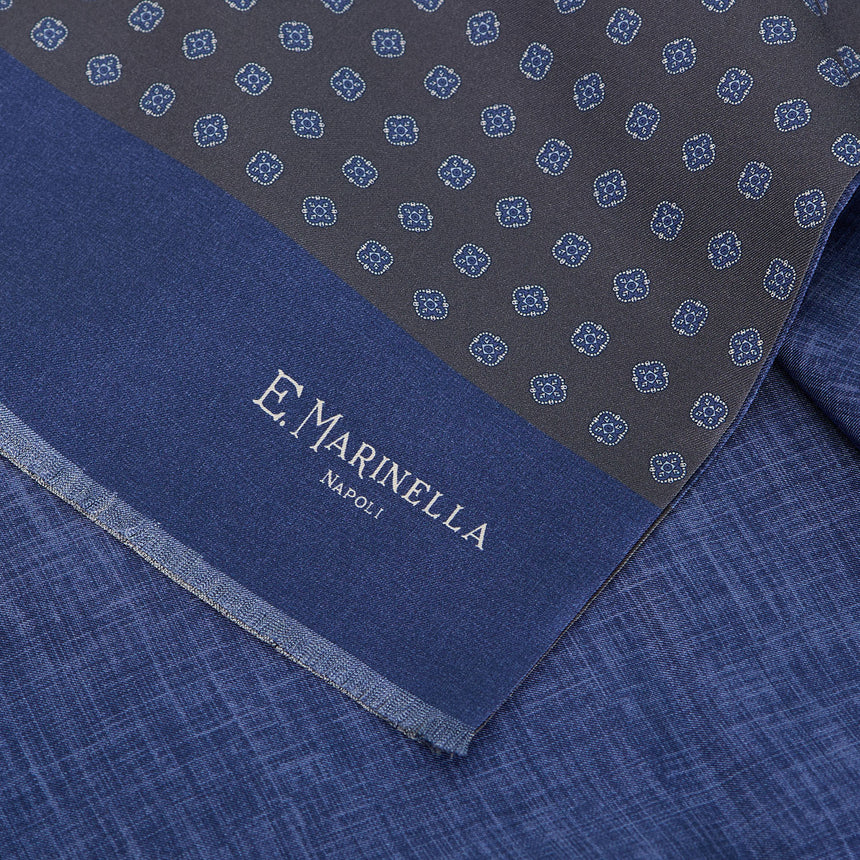 SCIARPA TUBOLARE GRIGIO SCURO IN SETA TWILL