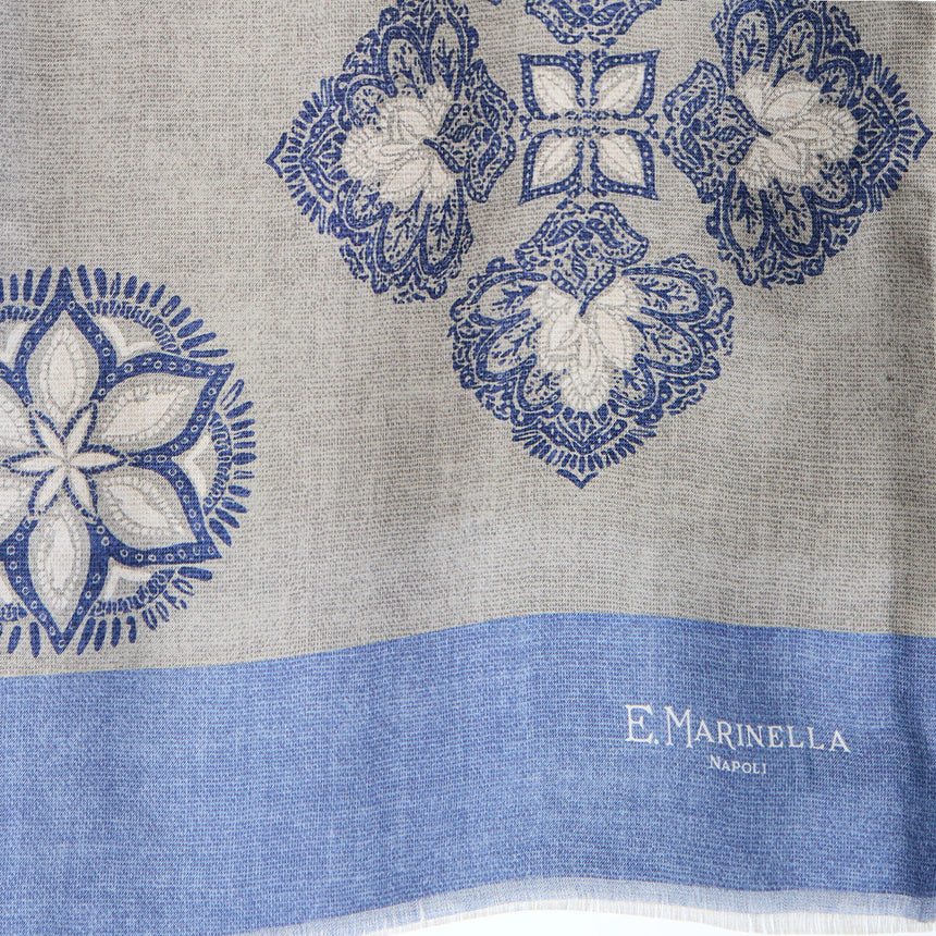 SCIARPA TUBOLARE BEIGE IN SETA TWILL