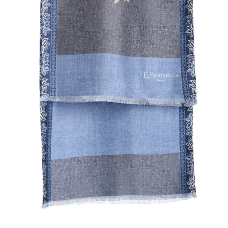 GREY DOUBLE SILK SCARF