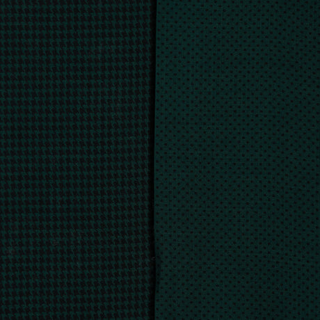 DARK GREEN WOOL AND SILK SCARF