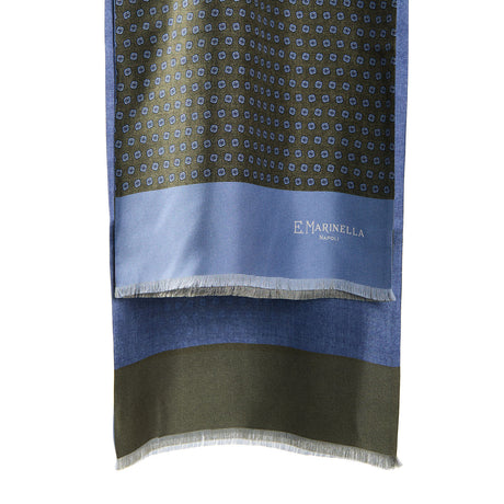 GREEN DOUBLE SILK SCARF