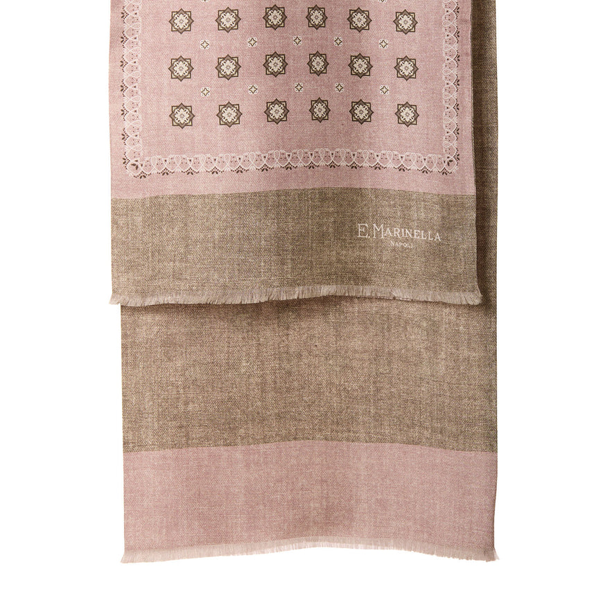 PINK DOUBLE SILK SCARF
