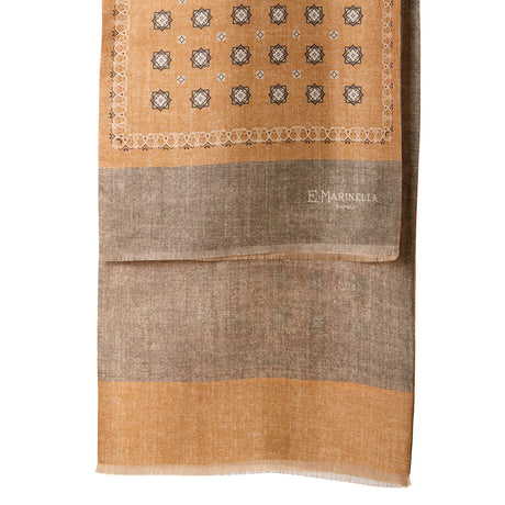ORANGE DOUBLE SILK SCARF