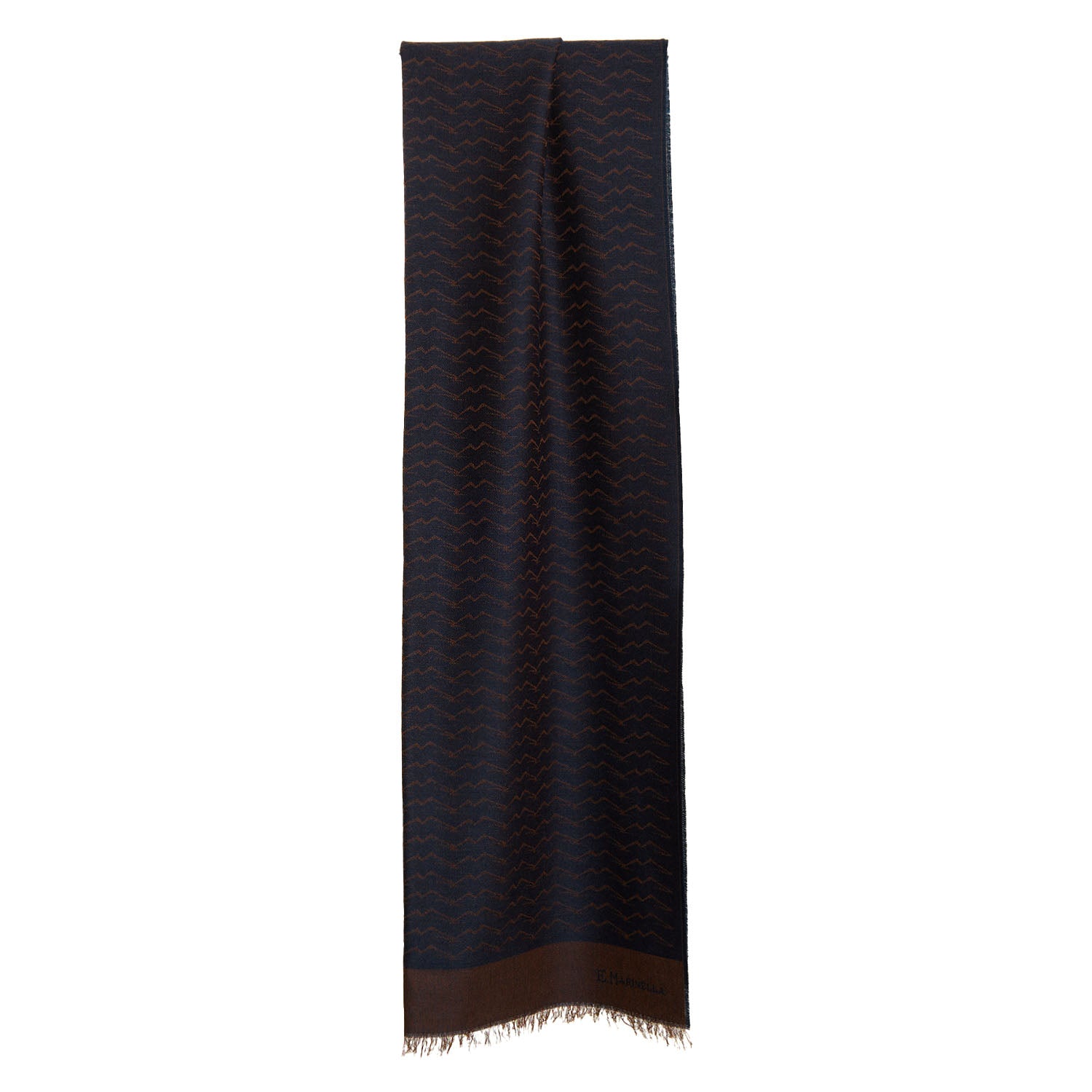 Sciarpa Lana E Cashmere Dalle Piane | Plaid Scozzese Uomo | Made In Italy 180 Cm