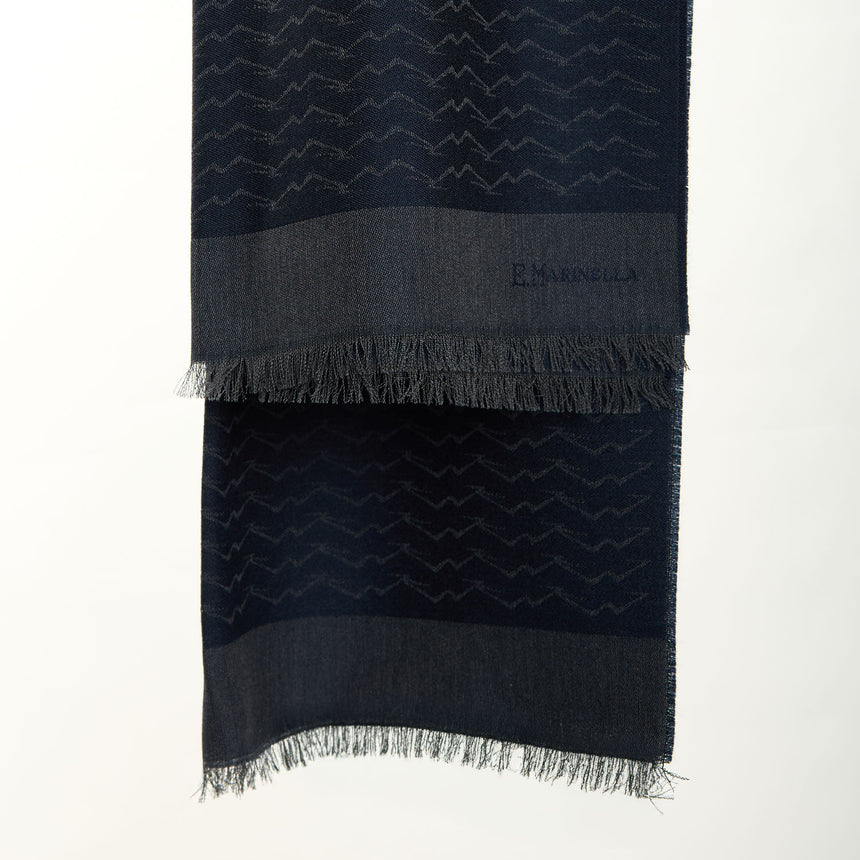 SCIARPA VESUVIO BLU SCURO