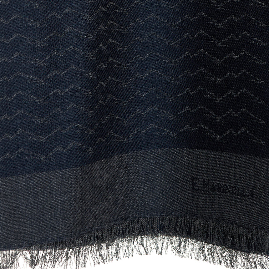 SCIARPA VESUVIO BLU SCURO