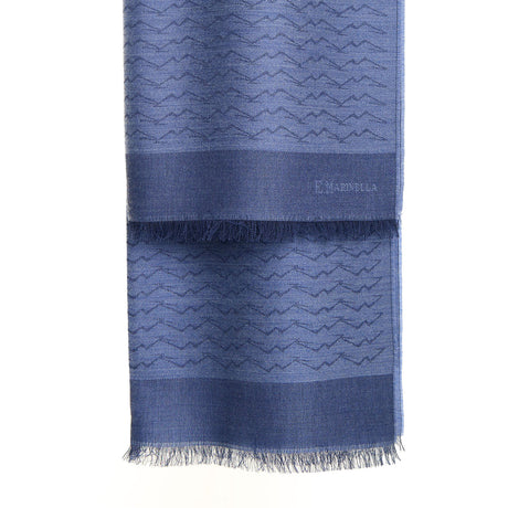 SCIARPA VESUVIO AZZURRO POLVERE