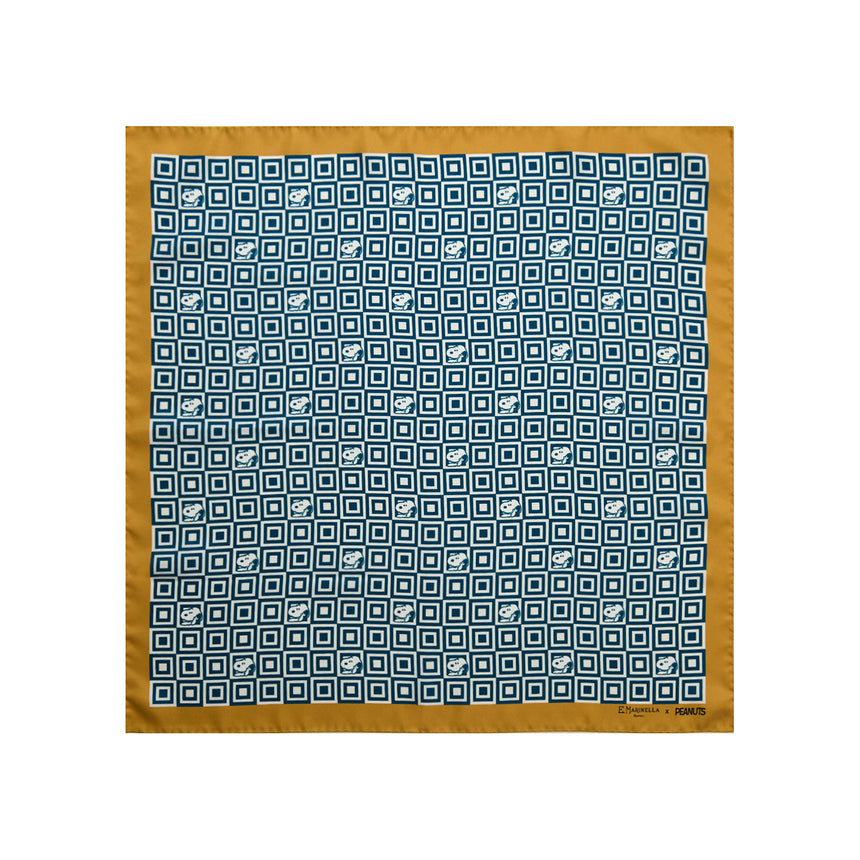 BLUETTE PRINTED SILK SCARF 65