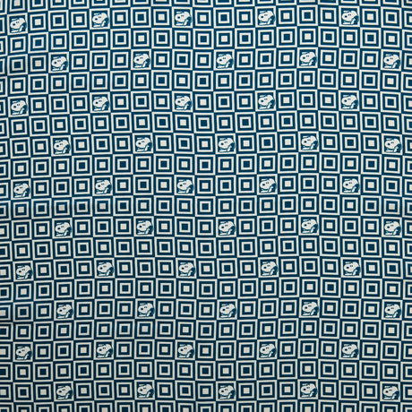 FOULARD 65 IN SETA STAMPATA BLUETTE