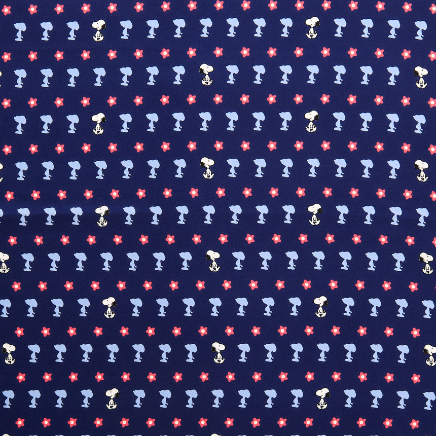 BLUE PRINTED SILK SCARF 65