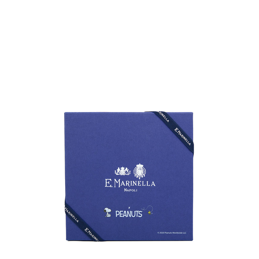 POCHETTE DA TASCHINO IN SETA STAMPATA AZZURRO POLVERE