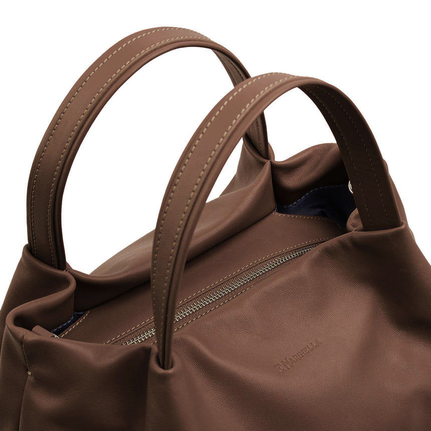 DARK BROWN SOFT BAG
