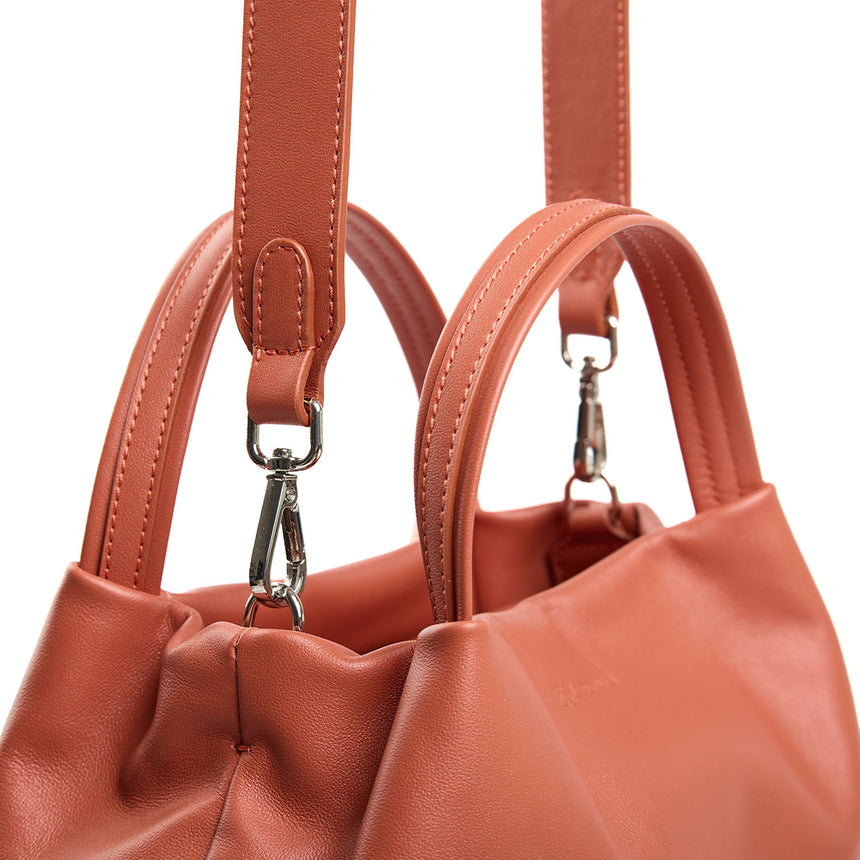 DARK ORANGE SOFT MINI BAG