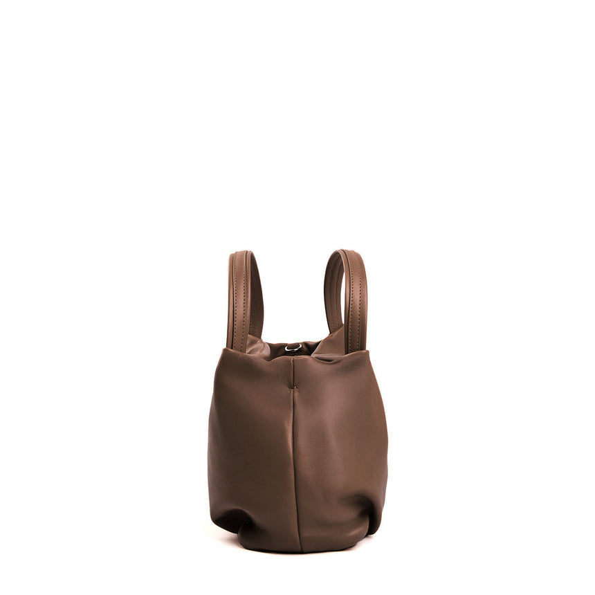 DARK BROWN SOFT MINI BAG