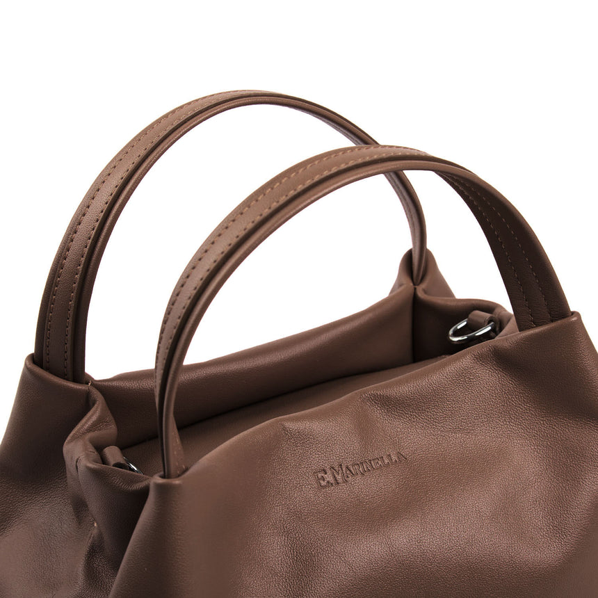 DARK BROWN SOFT MINI BAG