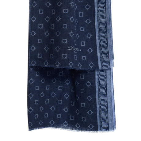 DARK BLUE WOOL STOLE