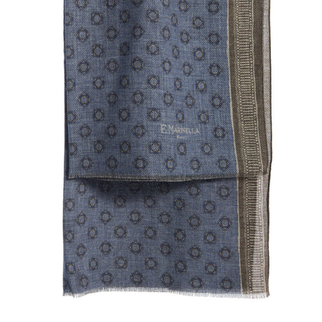 LIGHT BLUE WOOL STOLE