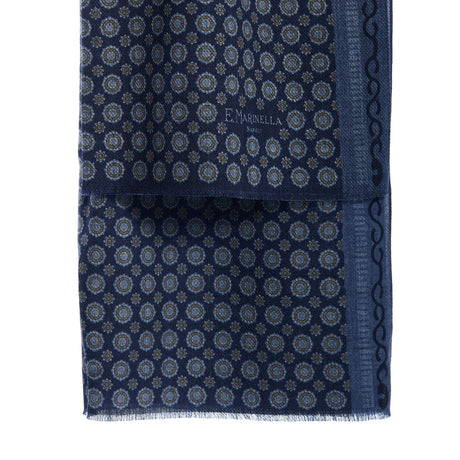 DARK BLUE WOOL STOLE